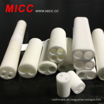 MICC 72mm lang 0.5 * 0.9mm 95% Aluminiumoxid Keramische Kappe